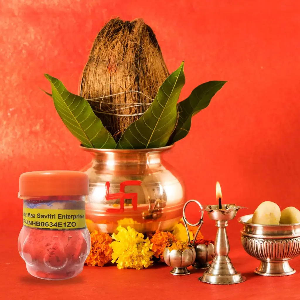 JAMUNIA Sindoor Powder for Pooja, Religious Ceremonies