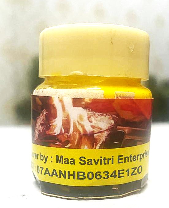 Maa Savitri Enterprises Pure Chandan Tilak – Natural Sandalwood Paste for Pooja, Tilak & Meditation | Cooling & Spiritual Benefits | 20g