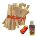 Aam Ki Lakhari Pooja Combo Pack – 1kg Mango Wood + Ganga Jal + Kalava