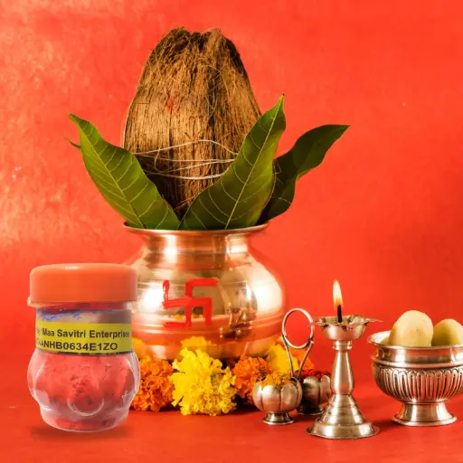 JAMUNIA Sindoor Powder for Pooja, Religious Ceremonies